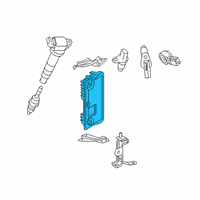OEM 2020 Lexus RX450hL Ignition Control Module Diagram - 8966147Z40