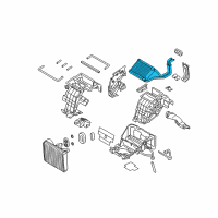 OEM 2009 Hyundai Genesis Core Assembly-Heater Diagram - 97138-3M000