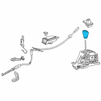 OEM 2017 Lexus ES350 Knob Sub-Assembly, Shift Diagram - 33504-48110-E0