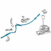 OEM 2020 Lexus RX350 Cable Assembly, Transmission Diagram - 33820-0E160