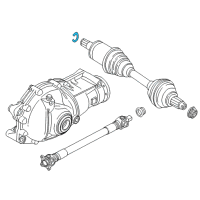 OEM BMW 528xi Lock Ring Diagram - 33-13-1-214-961