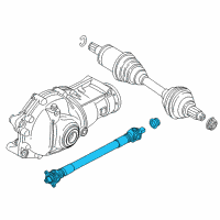 OEM 2017 BMW X5 Drive Shaft Assy Front Diagram - 26-20-9-425-908