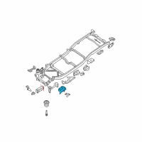 OEM 2010 Nissan Xterra Panel Assembly - Front Side Diagram - 51413-EA030