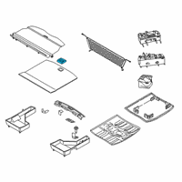 OEM 2016 Ford Edge Handle Diagram - FT4Z-58454A48-A