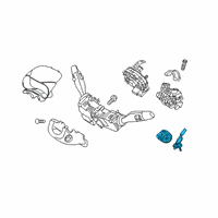 OEM 2022 Hyundai Kona Key Sub Set-Steering Lock Diagram - 81900-J9B00