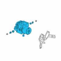 OEM 2003 Honda Civic Modulator Assembly Diagram - 57110-S5T-A50