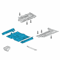 OEM 2015 Honda Civic Floor, FR. Diagram - 65100-TT1-A50ZZ