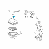 OEM 2010 Pontiac Vibe Air Mass Sensor Diagram - 88975798