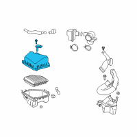 OEM Pontiac Vibe Upper Cover Diagram - 88975795