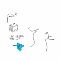 OEM 2007 Saturn Vue Support Asm-Battery Tray Diagram - 15934929