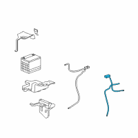 OEM Saturn Cable Asm-Battery Negative Diagram - 25787939