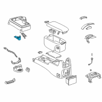 OEM 2003 Toyota Tacoma Box Diagram - 58837-04010-B1