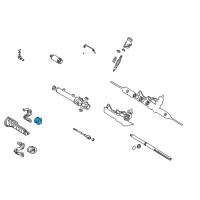 OEM Toyota Gear Assembly Mount Bushing Diagram - 45517-12111