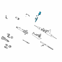 OEM 2002 Toyota Corolla Valve Assy, Power Steering Control Diagram - 44210-02020