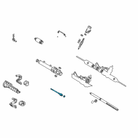 OEM Toyota Corolla Inner Tie Rod Diagram - 45503-19215