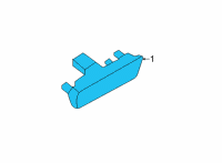 OEM 2020 Hyundai Sonata Lamp Assembly-R/REFL & S/MKR FRT, L Diagram - 921A1-L0300