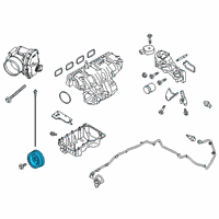 OEM Ford Ranger Pulley Diagram - KB3Z-6312-A