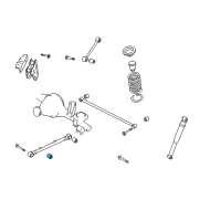 OEM 2002 Nissan Pathfinder Bush-Rear Spring Diagram - 55045-0W023