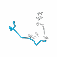 OEM 2004 Toyota Tundra Stabilizer Bar Diagram - 48812-AF030