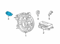 OEM Chevrolet Silverado 3500 HD Front Sensor Diagram - 13514077