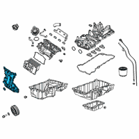 OEM 2020 Jeep Cherokee Cover-Chain Case Diagram - 5048523AB