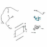 OEM Ford Focus Suction Hose Diagram - 9S4Z-19972-A