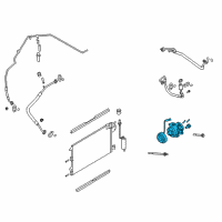 OEM 2011 Ford Transit Connect Compressor Assembly Diagram - 8S4Z-19703-BA