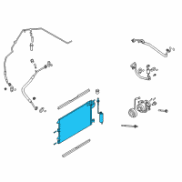 OEM 2009 Ford Focus Condenser Diagram - AS4Z-19712-A