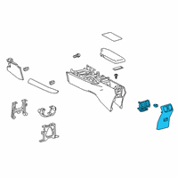 OEM 2021 Lexus UX200 Panel Sub-Assembly, Cons Diagram - 58903-76020-C0