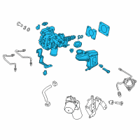 OEM 2015 Kia Optima Integrated Brake ACTUATION Diagram - 585004U701