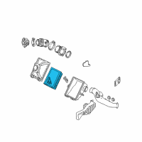 OEM 2004 Ford Taurus Filter Element Diagram - YF1Z-9601-AA