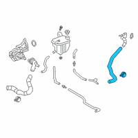 OEM 2021 Toyota Corolla Lower Hose Diagram - 16571-F2060