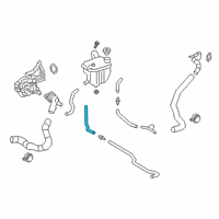 OEM 2022 Toyota Corolla By-Pass Hose Diagram - 16267-24040