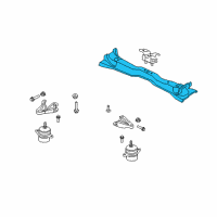 OEM 2009 Ford Mustang Rear Support Diagram - 8R3Z-6A023-A