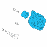 OEM 2015 Hyundai Tucson Alternator Assembly Diagram - 37300-2E400