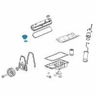 OEM 2014 Chevrolet Camaro Filler Cap Diagram - 12612181