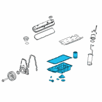 OEM 2012 Chevrolet Corvette Oil Pan Diagram - 12626225