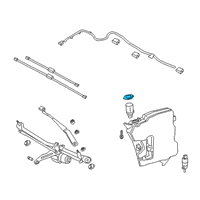 OEM BMW COVER F FILLER PIPE Diagram - 61-61-7-482-657