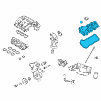 OEM 2019 Ford Police Interceptor Sedan Valve Cover Diagram - BR3Z-6582-U