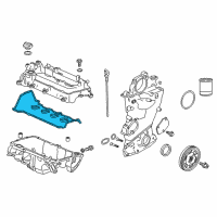 OEM Honda Accord Gasket, Head Cover Diagram - 12341-5K0-A01
