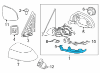 OEM 2019 BMW X4 Lower Housing Section, Left Diagram - 51-16-7-468-253