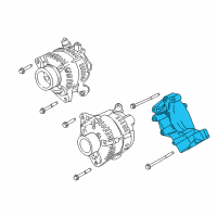 OEM 2017 Ford F-350 Super Duty Mount Bracket Diagram - HC3Z-10A313-A