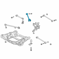 OEM 1998 Honda Accord Arm, RR. Leading Diagram - 52380-S84-A01