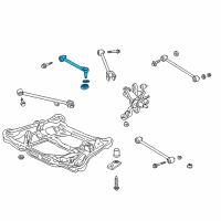 OEM 1999 Honda Accord Arm, Rear (Upper) Diagram - 52390-S84-A01