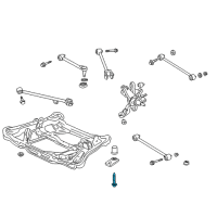 OEM 1999 Honda Accord Bolt, Flange (12X30) Diagram - 90164-S84-A00