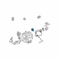 OEM 2004 Lexus RX330 Damper Servo Sub-Assembly (For Airmix) Diagram - 87106-0E050