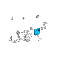 OEM 2006 Lexus RX330 EVAPORATOR Sub-Assembly Diagram - 88501-48252