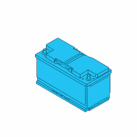 OEM BMW X6 EP BATTERY 105AH Diagram - 61-21-5-A40-E33