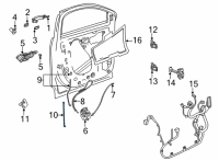 OEM 2022 Chevrolet Trailblazer Control Rod Diagram - 42737675