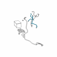 OEM 2019 Chevrolet Express 2500 Positive Cable Diagram - 84352052